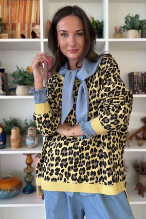 Untamed Classic High Low Sweatshirt Soft Ochre